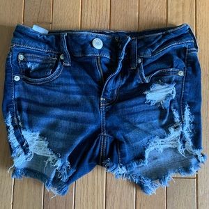 Denim shorts